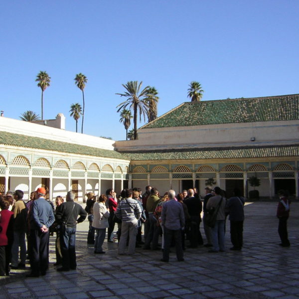 One of the inner courtyards of the Bahia Palace